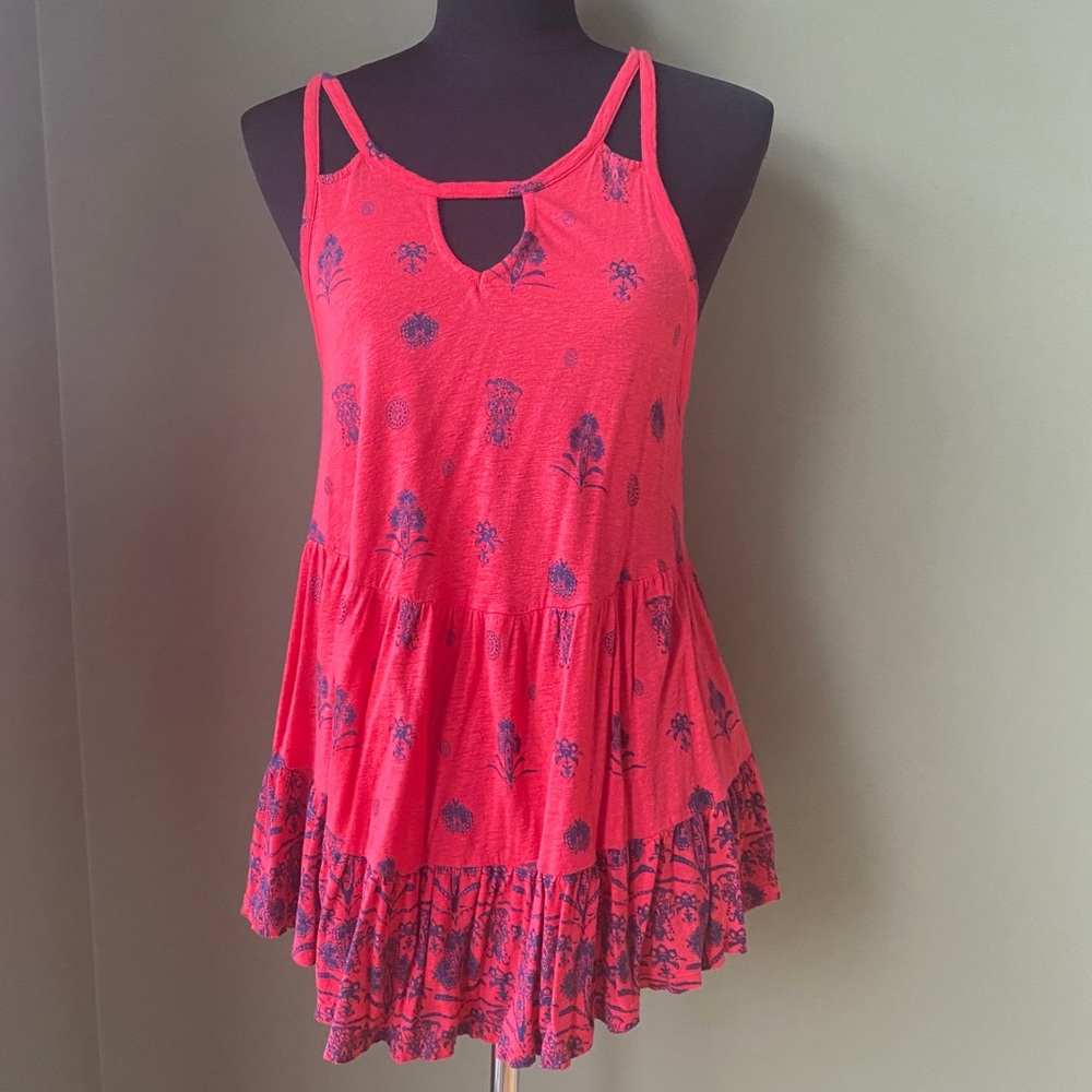 Free People floral tank